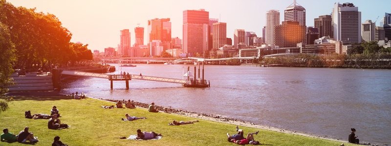 beautiful view of Brisbane suburb